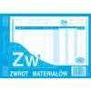 ZW zwrot materiałów A5 374-3